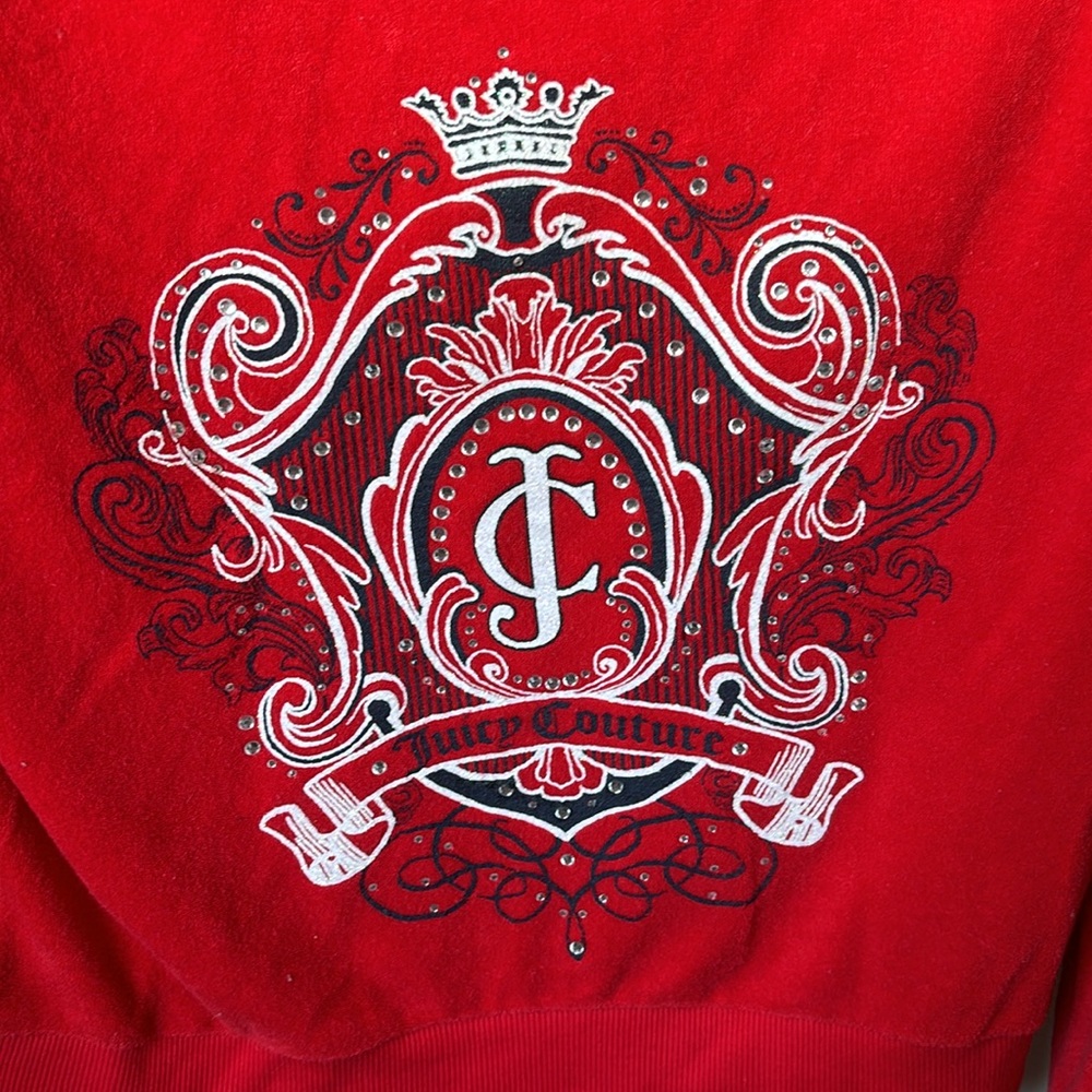 Authentic juicy couture medium, Terry cloth tracksuit top discontinued, rare ❤️ - Picture 2 of 4